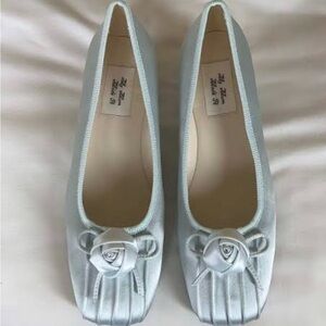 ISO My Mum Made It Rosette Silk Ballet Pump